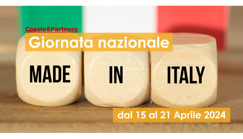 Giornata nazionale del Made in Italy – Al via la prima edizione