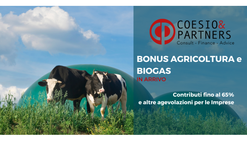 Agricoltura e Biogas, in arrivo il bonus del Ministero dell’ambiente