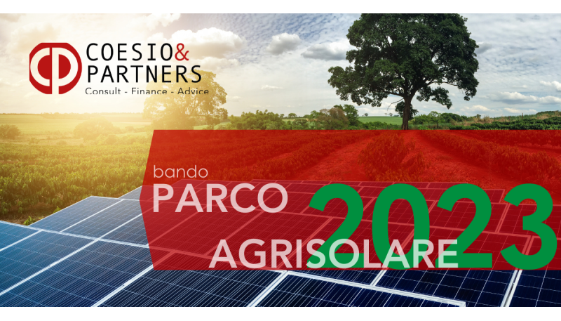 “Parco Agrisolare”, contributi a fondo perduto per impianti fotovoltaici